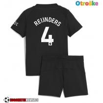 Otroške Nogometnih dresov Manchester City Tijjani Reijnders #4 Gostujoči 2025-26 Kratki rokavi (+ hlače)